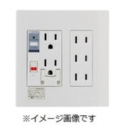 PTC2-BA15FE [プレトラックコンセント 多回路用 2列タイプ アラーム+遮断]