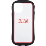 MV-171A [iPhone 12 mini 用 ハイブリッドクリアケース MARVEL ロゴ]
