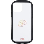 MV-172D [iPhone 12 / iPhone 12 Pro 用 ハイブリッドクリアケース MARVEL アイアンマン]