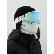 ダブリューエムワン　エムエフワン　アジアンフィット WM1 MFI W/SPR ASIAN FIT 20337103101 (400)PWDR/PRCV VRBL BLUE [スキーゴーグル レディース]
