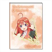 キャラクターグッズ 五等分の花嫁∬ B6マンスリースケジュール手帳2022 2021年9月始まり E