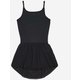 ガールズレオタード GIRLS LEOTARD DAJ010101 リッチブラック(HK) Sサイズ [フィットネス カットソー ガールズ]