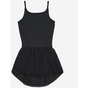 ガールズレオタード GIRLS LEOTARD DAJ010101 リッチブラック(HK) Sサイズ [フィットネス カットソー ガールズ]
