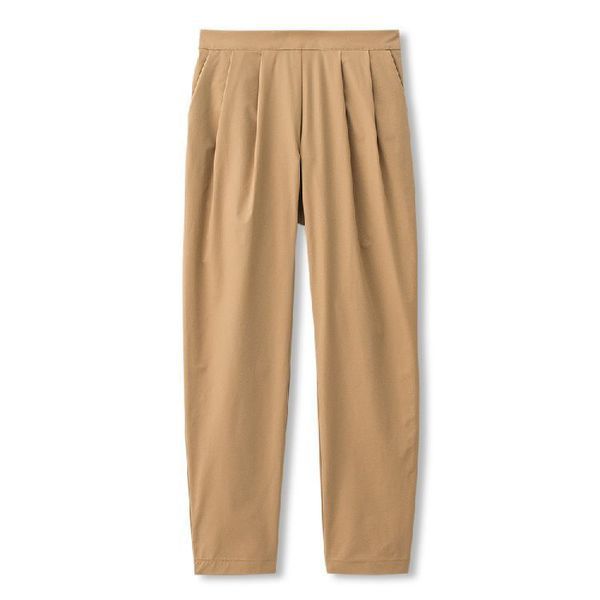 ストレッチロングパンツII STRETCH LONG PANTSⅡ DMF40111 オークベージュ(AK) サイズ1 [フィットネス ヨガ パンツ レディース]