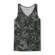 スキニッシュプリントVネックタンク SKINISH PRINT V-NECK TANK DA10303P ダークチャコール(DC) Lサイズ [フィットネス タンク レディース]