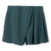 ヨギークロスフレアショーツ YOGI CLOTH FLARE SHORT DC40356 ビリジアン(VJ) Lサイズ [フィットネス ヨガ ショートパンツ レディース]