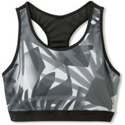 LEAF PRINT BRA TOP DW19202 ブラック(K) Mサイズ [フィットネス ブラ レディース]
