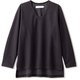 Vネックロングスリーブ V-NECKED LONG SLEEVE SIW53901 ウォッシュブラック(WK) サイズ1 [フィットネス 長袖シャツ レディース]