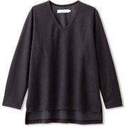 Vネックロングスリーブ V-NECKED LONG SLEEVE SIW53901 ウォッシュブラック(WK) サイズ1 [フィットネス 長袖シャツ レディース]