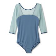 ダンスキン プレミアムレオタード DANSKIN PREMIUM LEOTARD DA10300 スモークブルー(KE) Lサイズ [フィットネス カットソー レディース]