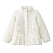 ピルエットインサレーションジャケット KIDS PIROUETTE INSULATION JACKET DAJ30317 JW Jホワイト 140サイズ [フィットネス カットソー ガールズ]
