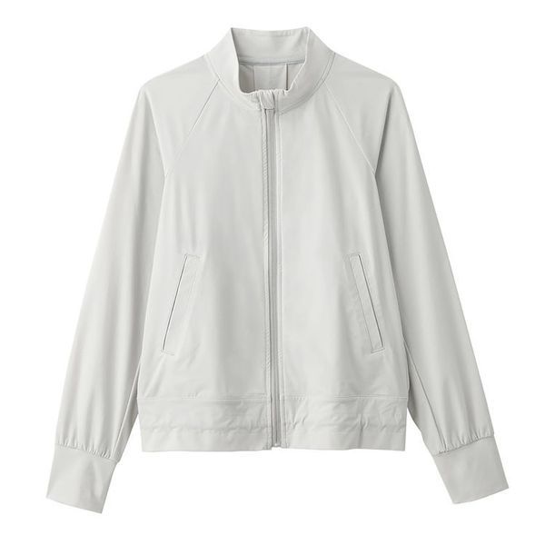 エッセンシャルフィットジャケット ESSENTIAL FIT JACKET DA30360 アイスグレー(IH) Mサイズ [フィットネス ジャケット レディース]