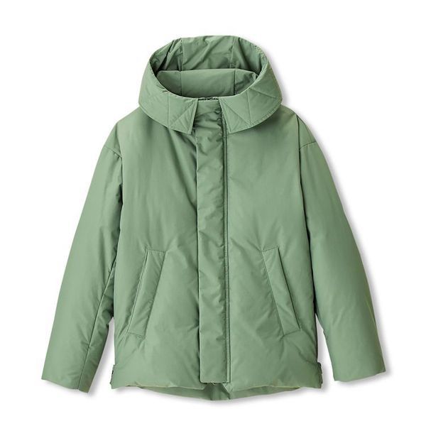 コールドウェザーダウンジャケット COLD WEATHER DOWN JACKET DC30315 グリーンフォグ(GF) Lサイズ [フィットネス ジャケット レディース]