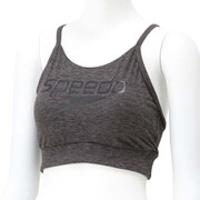 Big Stack ビッグスタック ショートトップス SD28T54 ブラックミックス(KX) Mサイズ [フィットネス ショートトップス レディース]