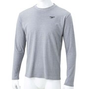 ロングスリーブスタンダードティー L/S Standard Tee SA31911 ミックスグレイ(MX) SSサイズ [フィットネス 長袖シャツ メンズ]