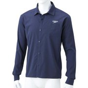 ロングスリーブスタンダードシャツ L/S Standard Shirts SA51907 ネイビーブルー(NB) XOサイズ [フィットネス 長袖シャツ メンズ]