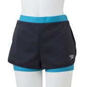 2in1 アクロスショーツ 2in1 Across Shorts SFW81904 N Sサイズ [フィットネス ショートパンツ レディース]