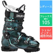 DS 105 W GW D210301110-225 オパールグリーン×オパールグリーン 22.5cm [21-22モデル スキーブーツ レディース]