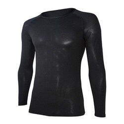 JW-522BK-S [BODY TOUGHNESSシリーズ BTデュアル3D長袖クルーネック ブラック サイズ：S]