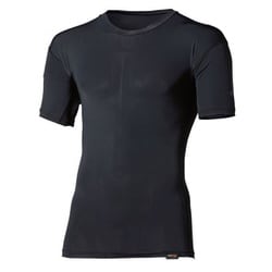 JW-728BK-L [BODY TOUGHNESSシリーズ BTパワーストレッチEVO 半袖クルーネック ブラック サイズ：L]