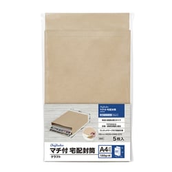 藤壺 マチ付宅配封筒 A4 5枚入 PT-MA4