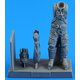 ARB320152 WW.II ドイツ空軍パイロットw/パラシュート （立姿勢） [1/32スケール プラモデル レジン製ミリタリーフィギュア]