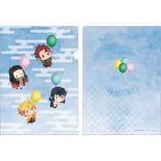 鬼滅の刃 ゆらふわミニクリアファイル4枚セット バルーンver. [キャラクターグッズ]