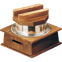 3合炊釜めしハカマセット（段付木蓋・16cm羽釜・ネズコ台） 33003
