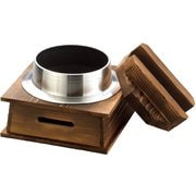 3合炊釜めし(フッ素)ハカマセット(段付木蓋・18cm釜(フッ素)・ネズコ台) 33164