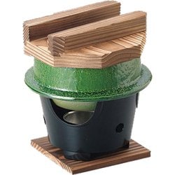 楽釜（織部）コンロセット 33084