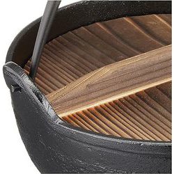 砺波商店 電磁用いろり鍋39cm(シリコンフッ素)