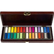 ソフトパステル 木箱セット ハーフ30色 T3181-4115