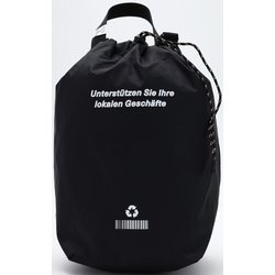 VIROBLOCK RECYCLED NYLON 70D RIP ECO BAG 112005-10 ブラック [アウトドア エコバッグ]