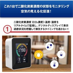 ヨドバシ.com - 東亜産業 CO2濃度測定器 エアモニター4 ホワイト