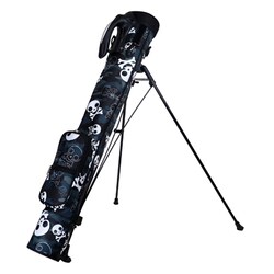 AZ-SSC02 207 [AZROF セルフスタンドバッグ ドクロカモブラック]