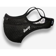 ATHLETE FACE MASK NOSE CLIPPED BQACC018 BLACK XLサイズ [アウトドア マスク]