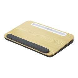 ユートリム 広々ひざ上デスク 裏面クッショ&アームレストつき UT-4754-GL