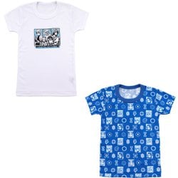 30312 鬼滅の刃 フライス半袖シャツ 2P 120 [キャラクター衣料品]