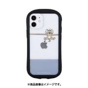 TMJ-100BL [iPhone 12 mini ハイブリッドクリアケース トム＆ジェリー ブルー]