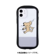 TMJ-100GY [iPhone 12 mini ハイブリッドクリアケース トム＆ジェリー グレー]