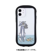 TMJ-100LBL [iPhone 12 mini ハイブリッドクリアケース トム＆ジェリー ライトブルー]