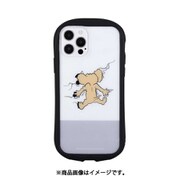 TMJ-101GY [iPhone 12/12 Pro ハイブリッドクリアケース トム＆ジェリー グレー]