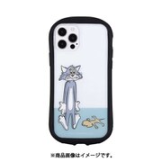 TMJ-101LBL [iPhone 12/12 Pro ハイブリッドクリアケース トム＆ジェリー ライトブルー]
