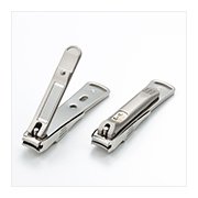 G-1116 ステンレス高級爪切L キャッチャー付