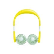 ネックファン NECK DOUBLE FAN3 YELLOW 603-4340