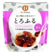 本くず粉入り寒天ゼリー とろふる黒豆 110g