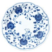 スヌーピー すぬうぴい藍唐草 五寸皿 630135