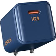 USB急速充電器 Nano USB PD(パワーデリバリー)対応 20W IoA(知能的出力制御)システム内蔵 折りたたみ式プラグ採用 ブルー JS-CH-2001/B