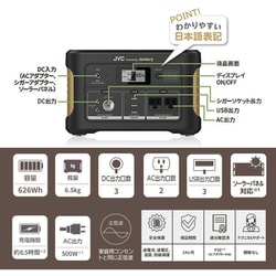 ヨドバシ.com - JVC ジェイブイシー BN-RB62-C [ポータブル電源