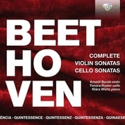 ベートーヴェン：ヴァイオリン、チェロソナタ集 5枚組 バラティ/ロスラー/ヴュルツ BRL-96112 [クラシックCD 輸入盤]